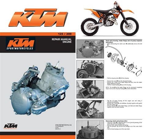 eBook Ktm 125 200 Sx Mxc Exc 1999 Repair Service Manual