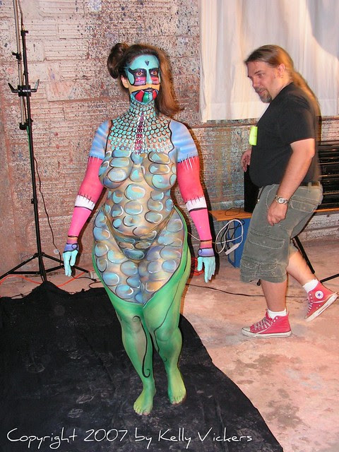 Beautiful Girl Body Painting
