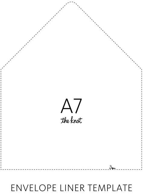 envelope liner template crafts diy envelope liners