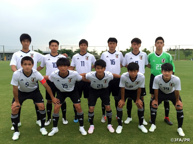 U 16日本代表候補 大阪府j Green堺でのトレーニングキャンプが終了 Jfa 公益財団法人日本サッカー協会