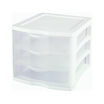 Sterilite ClearView 3 Storage Drawer Organizer
