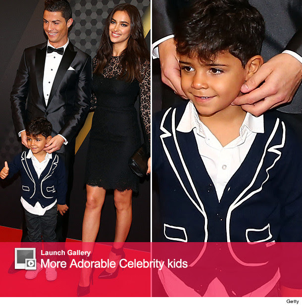 Cristiano Ronaldo's Son Makes Super Cute Red Carpet Debut ...