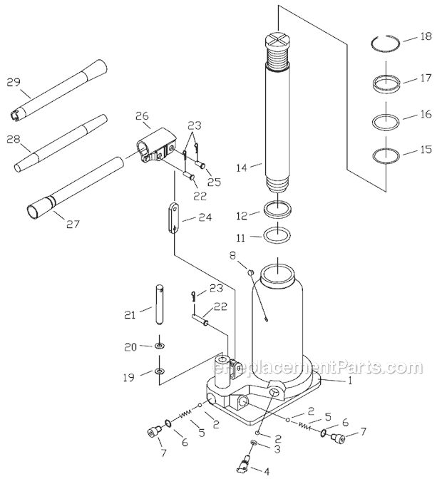 Image Result For Bottle Jack Schematic