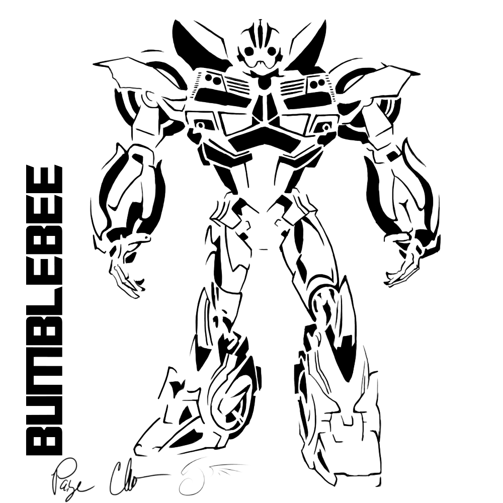 Bumblebee Transformer Coloring Pages Printable at ...