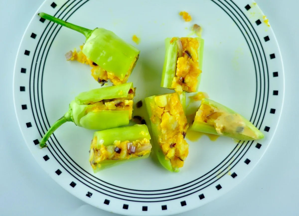 Stuffed Mirchi Bajji