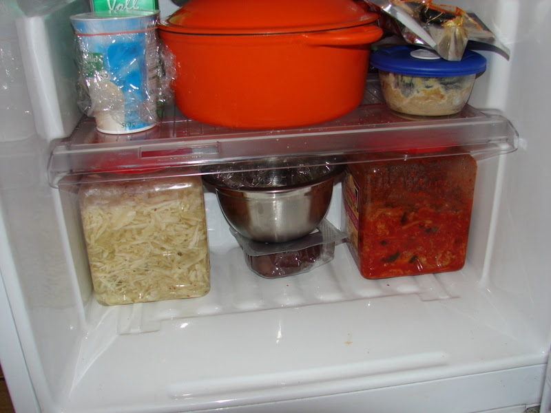 Homemade Sauerkraut and Kimchi