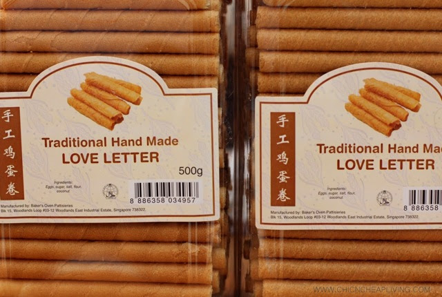 Chinese New Year love letter snacks by Chic n Cheap Living