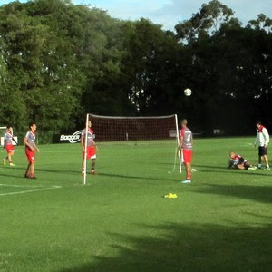 São Paulo treino (Foto: Marcelo Prado)