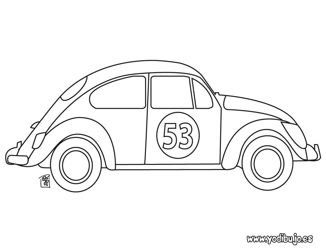 Dibujos Para Colorear Coche Viejo Es Hellokids Com