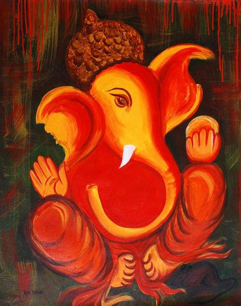 ganesha painting ideas  pinterest ganesha