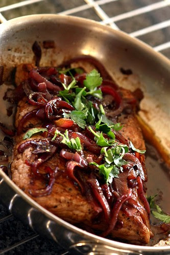 steak and balsamic sauce