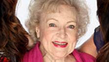 Betty White poses in a promotional photo of the cast of 'Hot in Cleveland' (Photo credit: TV Land)