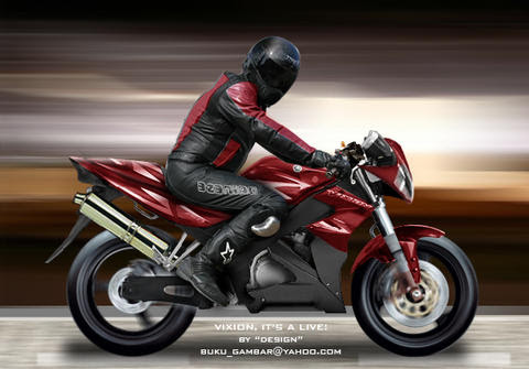 Gambar  Modifikasi Yamaha V-ixion