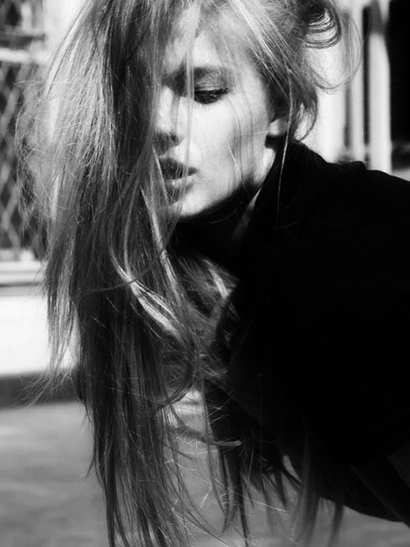 long hair, Fashion model
