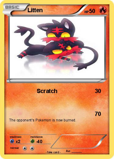 Pok mon Litten 96 96 Scratch My Pokemon Card Pok mon Litten 96 96 Scratch My Pokemon Card