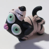 Tutoriel Creation D Un Chat Momie En Pate Polymere Hellbereth