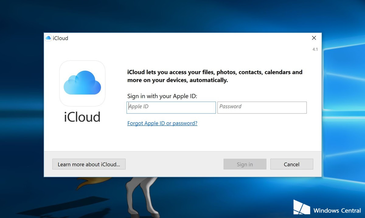 Hướng dẫn cài đặt iCloud trên Windows 10