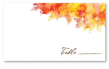 Fall Colors - Place Card