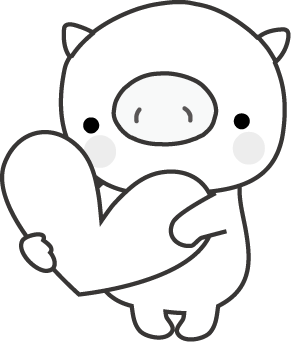 豚 子ぶた のイラスト 無料イラスト フリー素材