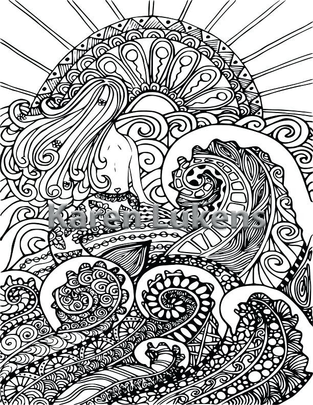 Adult Coloring Pages Ocean at GetColorings.com | Free printable colorings pages to print and color