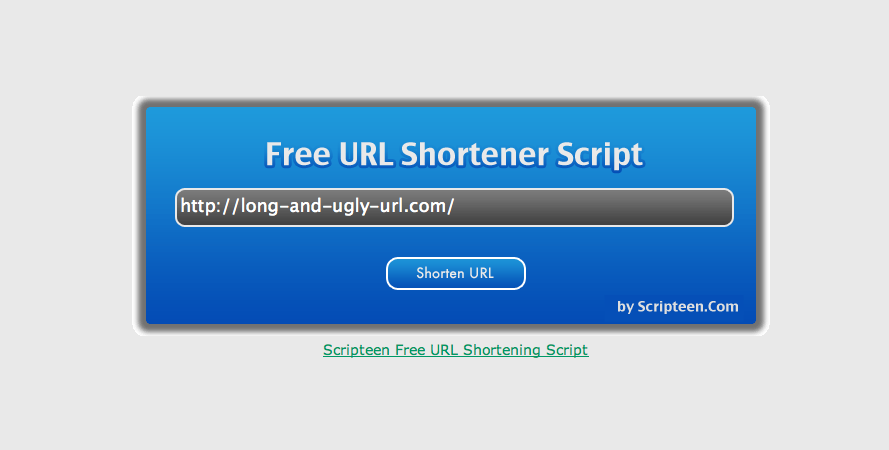 Link Kısaltma Scripti - Admin Panelli Php
