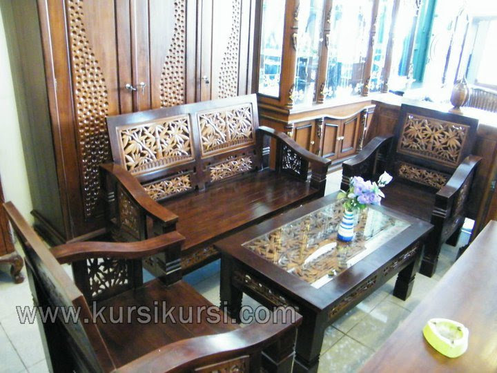  Model  Antik  Set Kursi  Tamu Jokowi Jepara Mebel Jati 