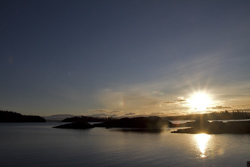 winter sunset