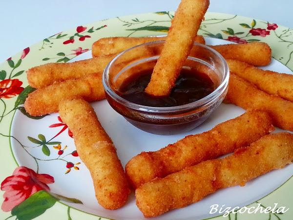 Palitos de pollo con queso: Finguers de pollo