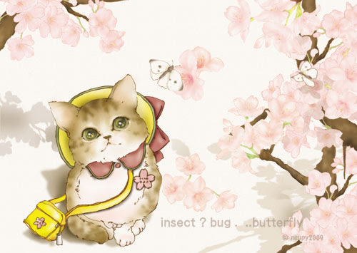 猫絵描きneupyの花のイラストと 銀魂 ヘタレらく描き ﾗｽﾄﾆｬﾝｽﾞｽﾀﾝﾃﾞｨﾝｸﾞ