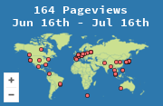 Locations of visitors to this page