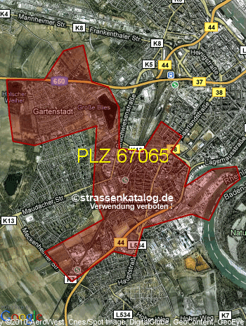 Postleitzahl ludwigshafen am rhein