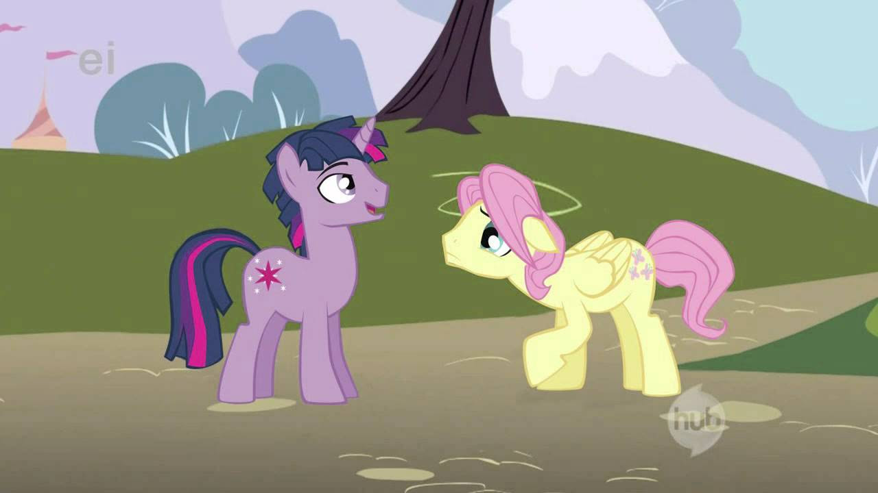 Dusk Shine Meets Butterscotch (Twilight Sparkle/Fluttershy 