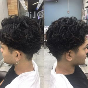 ｌｉｂのメンズツーブロックのパーマスタイル Lib Hair 世田谷 経堂の美容室ヘアサロン