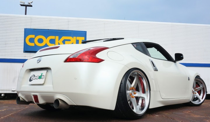日産 Z34 Work グノーシスgr3 Tein Flex Z Recaro装着スタイルコクピットseeds シーズ スタイルコクピットseeds シーズ