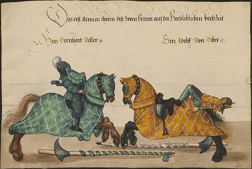 medieval knights jousting