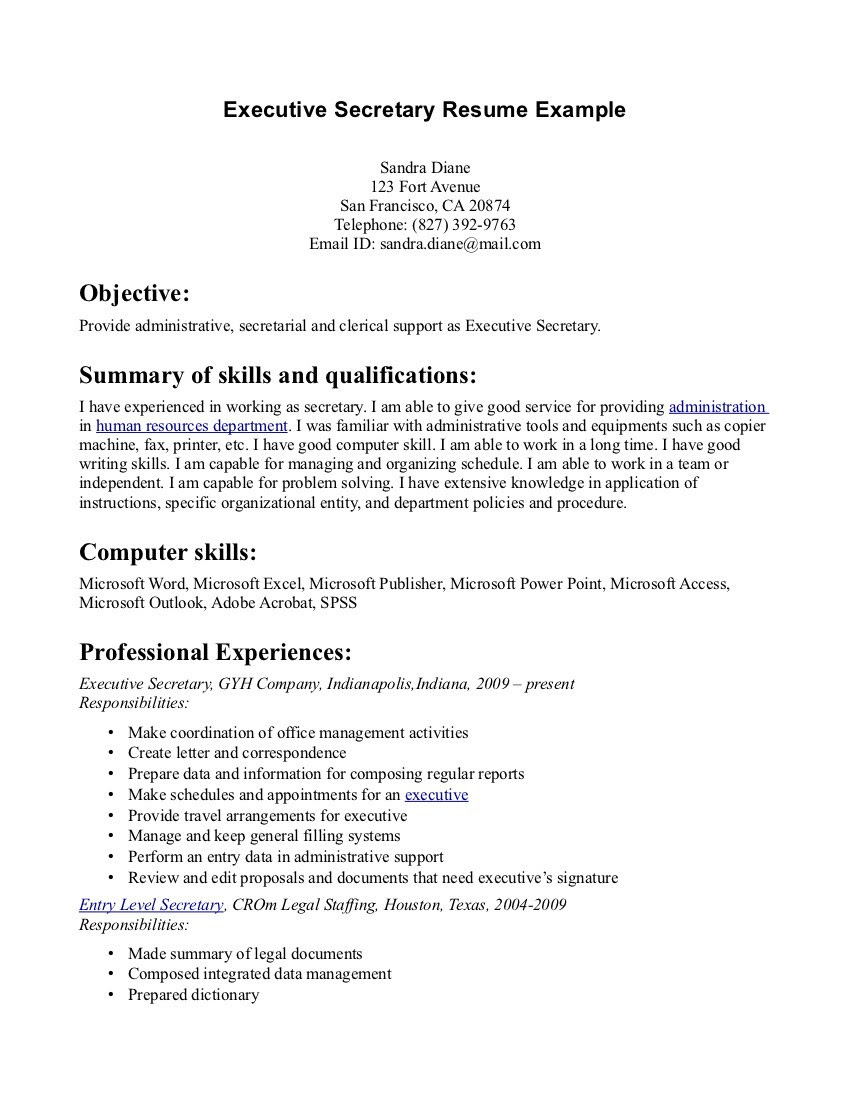 What Is A Summary Of Qualifications