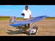 FLYING FLEA HM-293 BIG RC SCALE MODEL AIRPLANE FLIGHT DEMONSTRATION