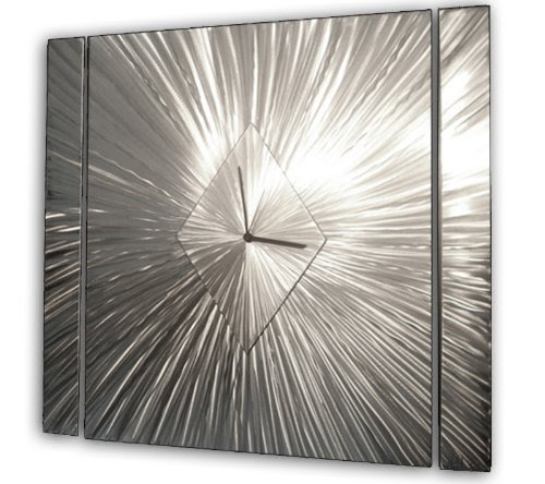 Contemporary Abstract Metal Wall Clocks