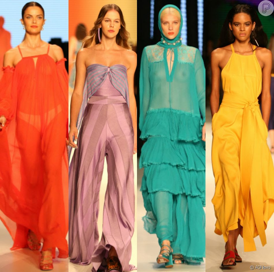 Resultado de imagem para roupas de verÃ£o com tons vibrantes 2019