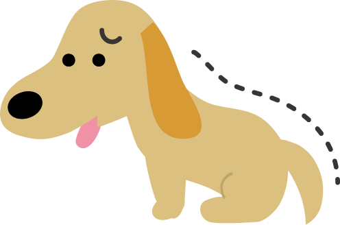 犬のイラスト 無料イラストフリー素材