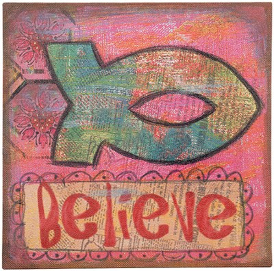 Christianbook.com: Believe, Ichthus Wall Art