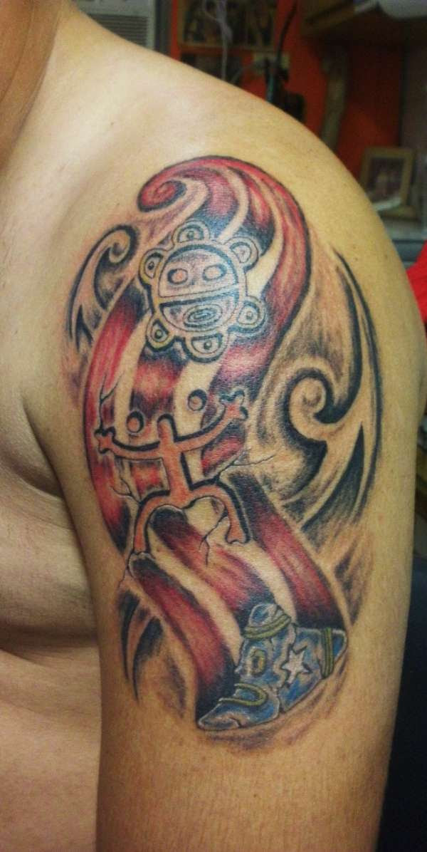 taino style tattoo