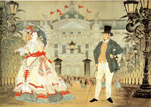 全盘欧化风潮中的日本贵妇 文化 腾讯网