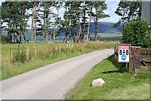 NH8094 : Fourpenny Cottage. by Des Colhoun
