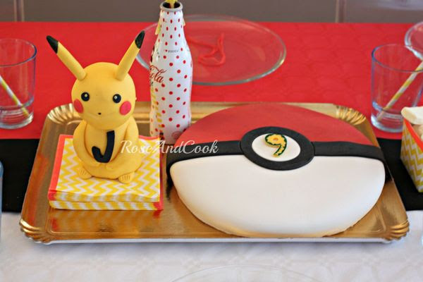 Gateau Pokeball Anniversaire Pokemon Tuto En Images Rose Cook
