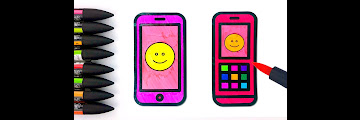 Drawing Of Mobile Phone For Kids