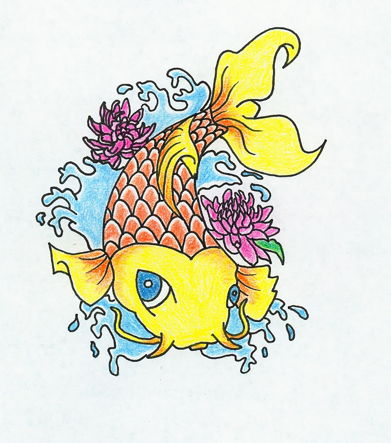 koi carp tattoo