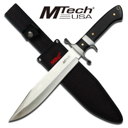  MTech Sub-Hilt Bowie Couteau de chasse Gris