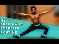 My Freehand Exercise Routine #controlsam