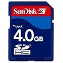 4GB SDHC (Secure Digital HC) Card Sandisk SDSDB-4096 (BUB-S)